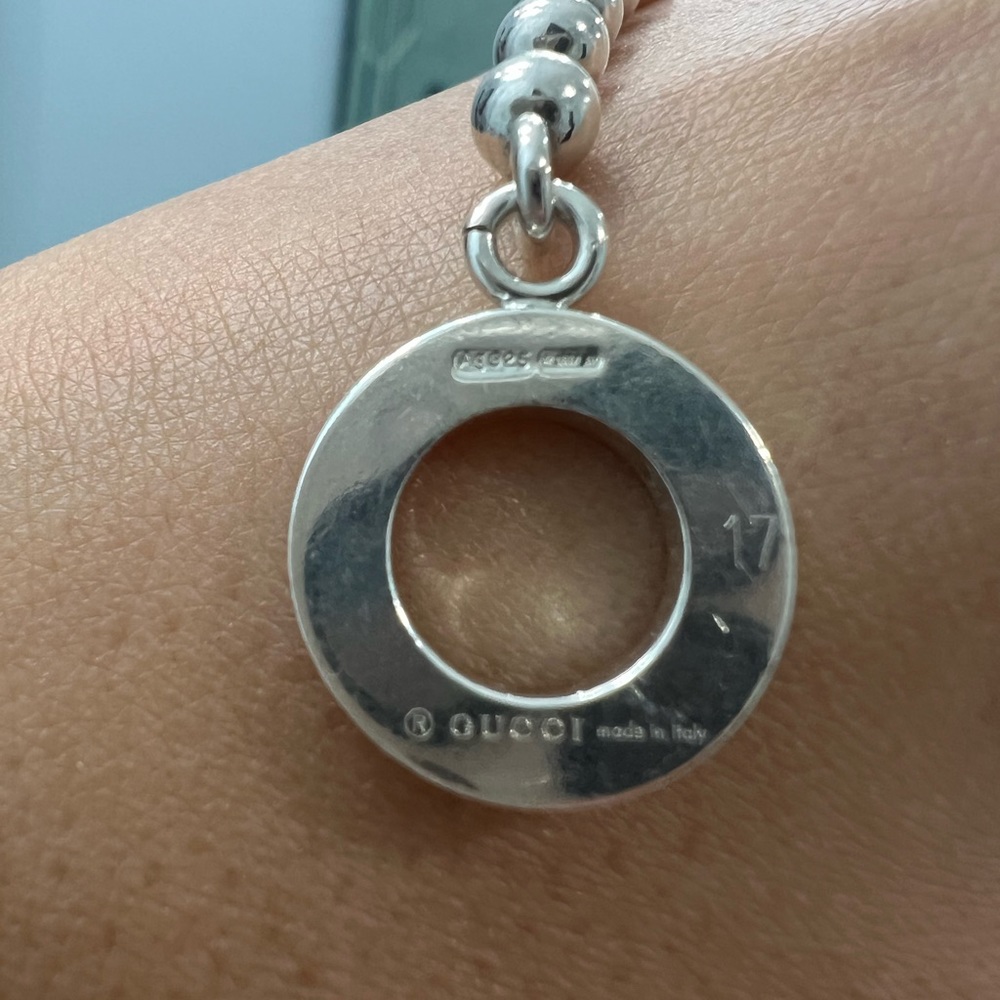 Sterling Silver Bracelet by Gucci - Picture 8 of 8